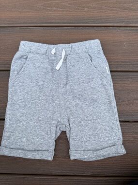 Kids Heather Gray Cozy Knit Drawstring Shorts